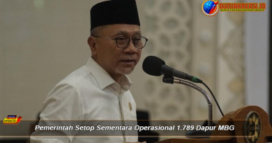 Pemerintah Setop Sementara Operasional 1.789 Dapur MBG