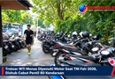 Trotoar IRTI Monas Dipenuhi Motor Saat TNI Fair 2026, Dishub Cabut Pentil 80 Kendaraan